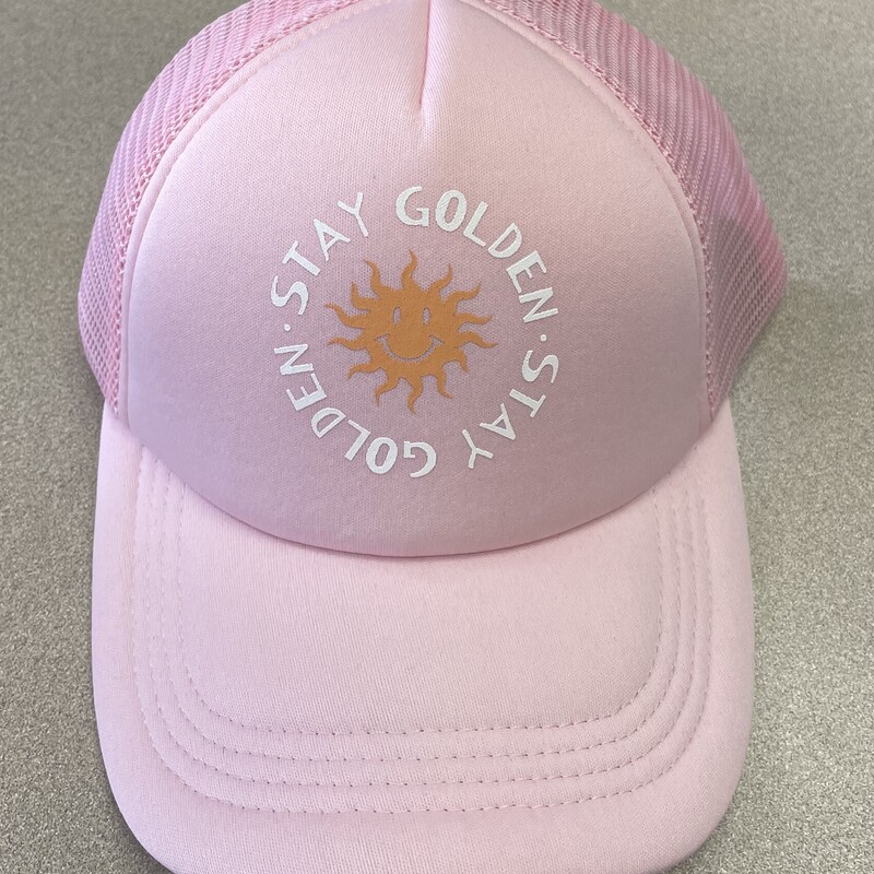 F4A Trucker Hat, Pink, Size: Youth
Stay Golden
New