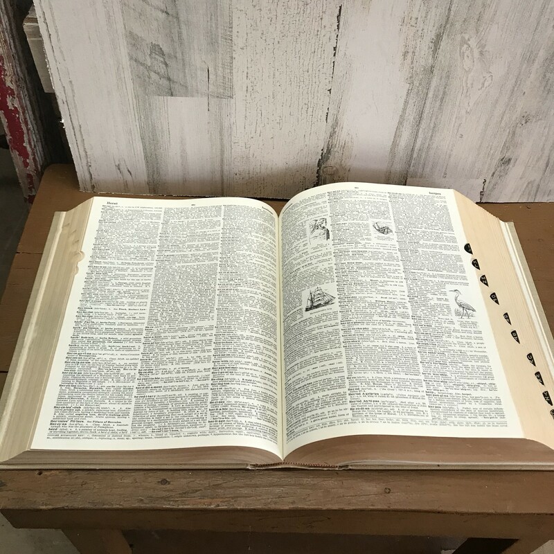 Very cool vintage Random House Dictionary thats in great shape. All of the pages are in excellent shape! It measures 9 1/2 X 12 X 4 inches.