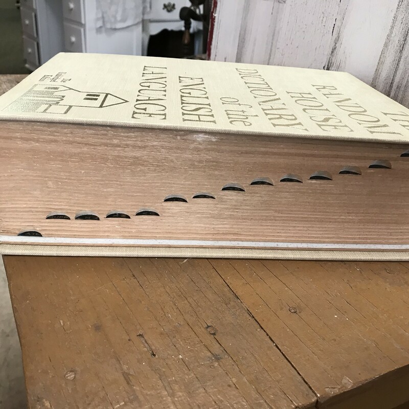 Very cool vintage Random House Dictionary thats in great shape. All of the pages are in excellent shape! It measures 9 1/2 X 12 X 4 inches.