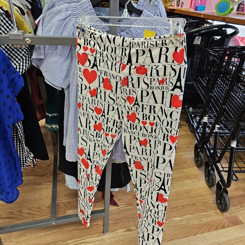 LULAROE LEGGINGS, WHITE, Size: ONE SIZE