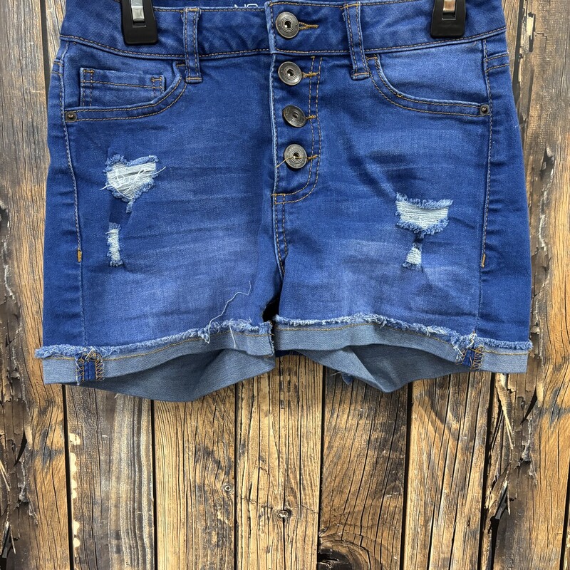 High Rise Denim Shorts, Size: 1
