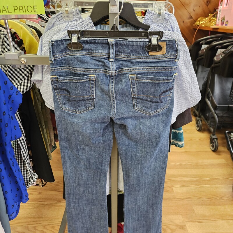 AMERICAN EAGLE JEANS, DENIM, Size: 00