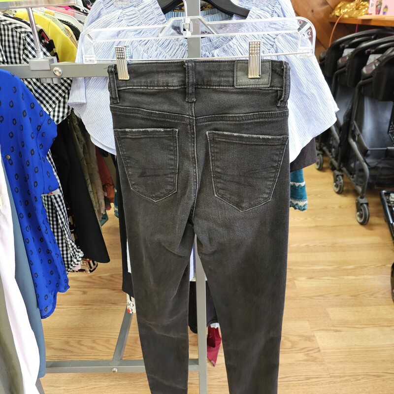 AMERICAN EAGLE JEANS, BLACK