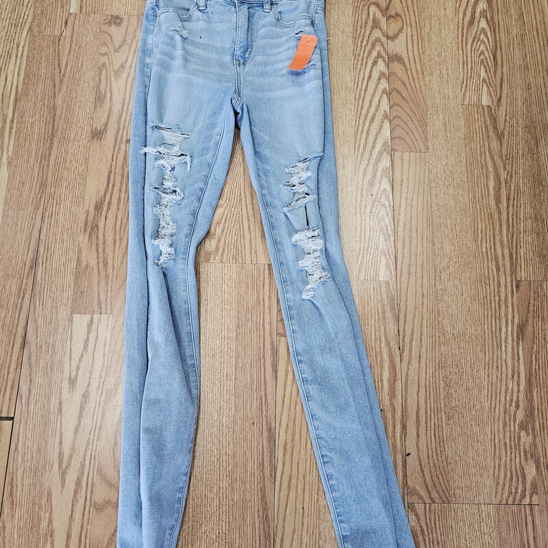 AMERICAN EAGLE JEANS, DENIM, Size: 0