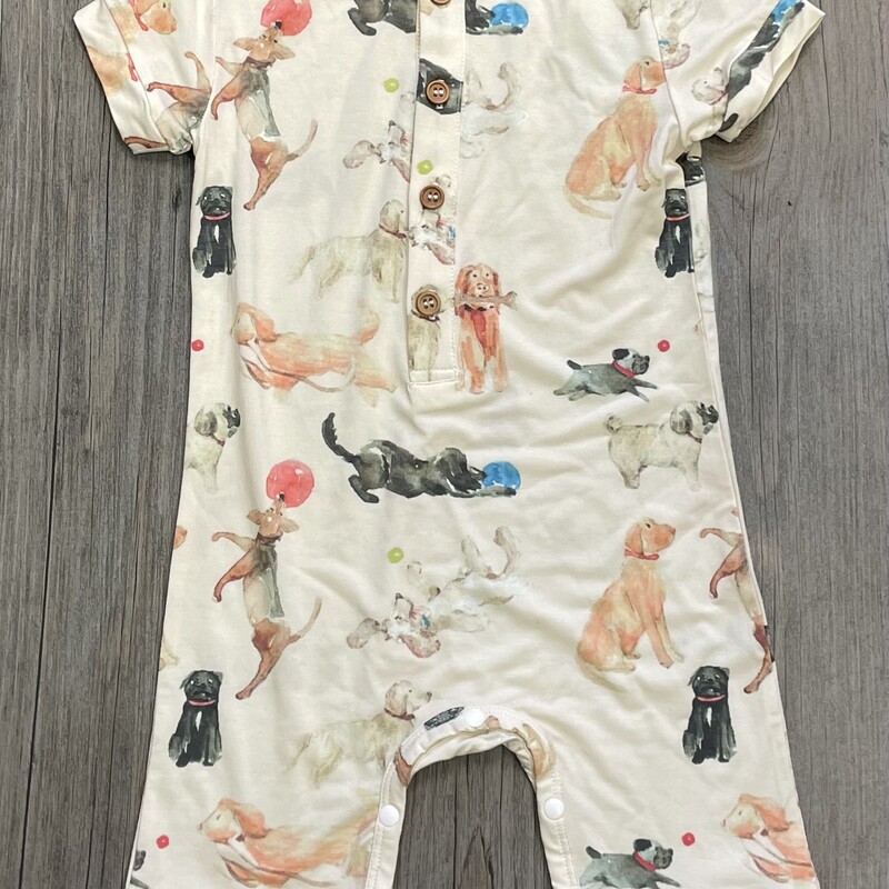 Tickety- Boo Romper, Dogs, Size: 6-9M
NEW