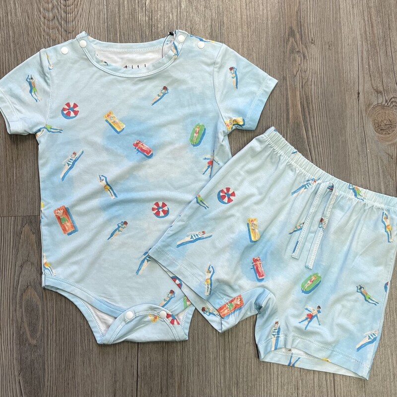 Tickety- Boo Clothing Set, Swimmers, Size: 6-9M
NEW
