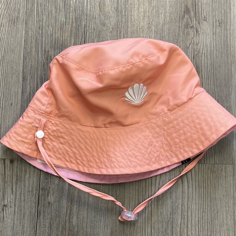 F4A Reversible Bucket Hat, Papaya, Size: Youth