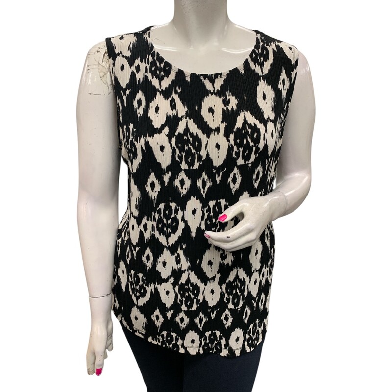 The Travel Collection Tp, Blk/whit, Size: 1X