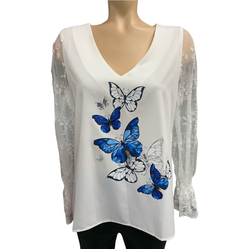 JustFashionNow NWT, White/mu, Size: S