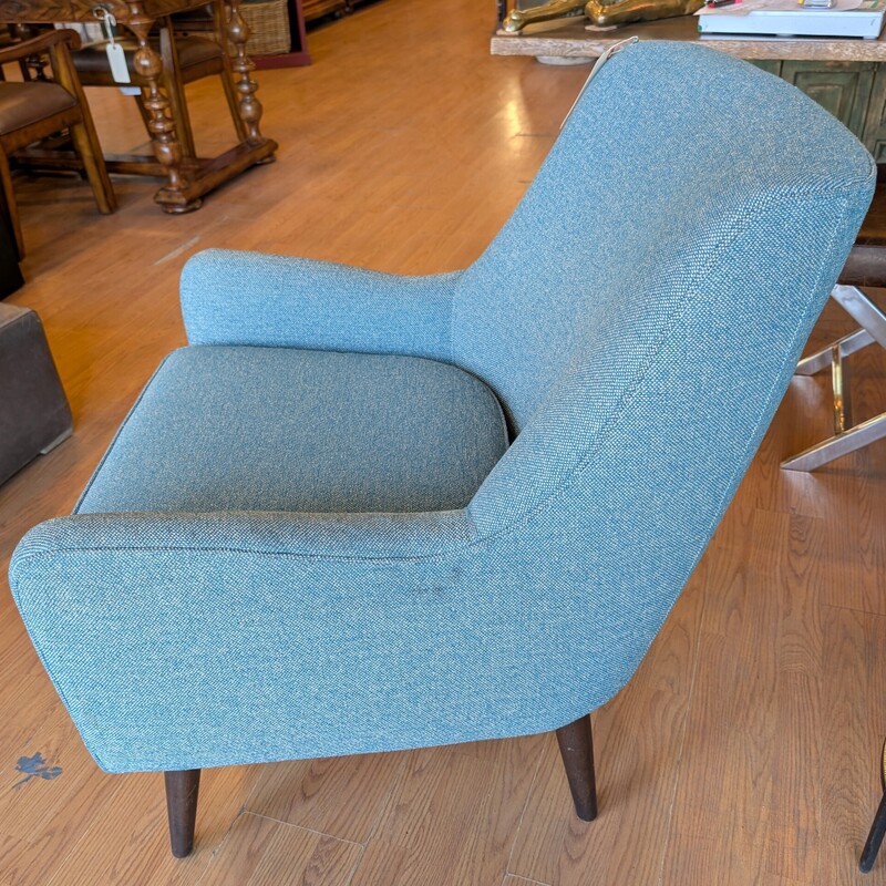 Room & Board Quinn, Blue, MidMod<br />
30 x 32 x 34h