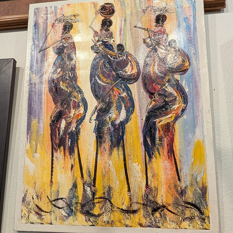 3 African Women, Original, Canvas
24 x 31