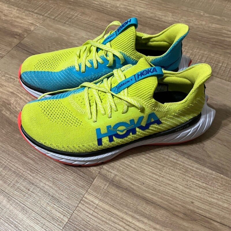 HOKA PROFLEX CARBON X, BLUE, Size: 8.5B