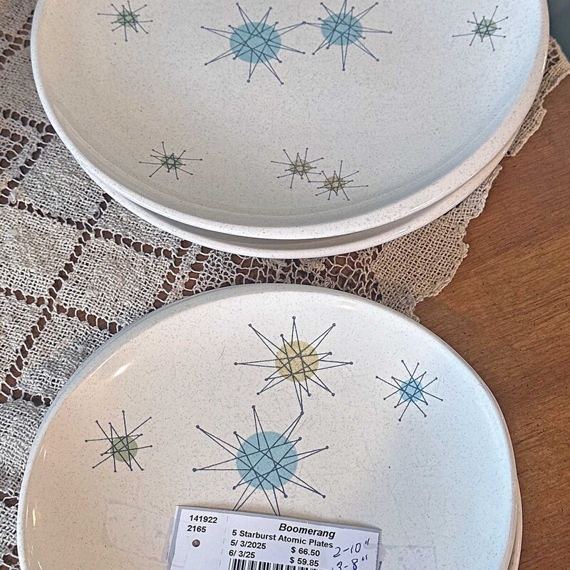 5 Starburst Atomic Plates