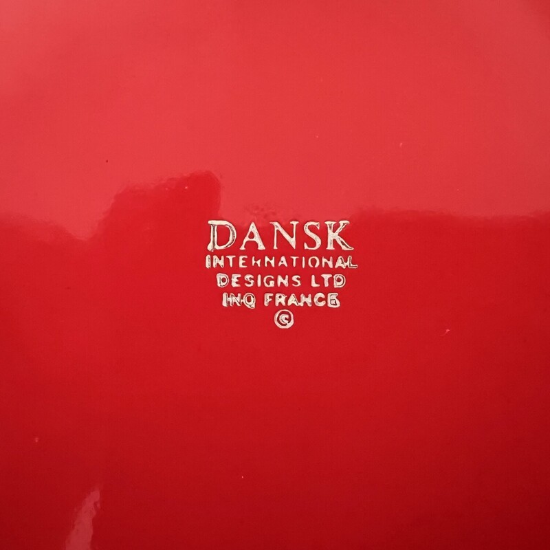 Pan Paella Dansk Vintage, Red, Size: 13.25