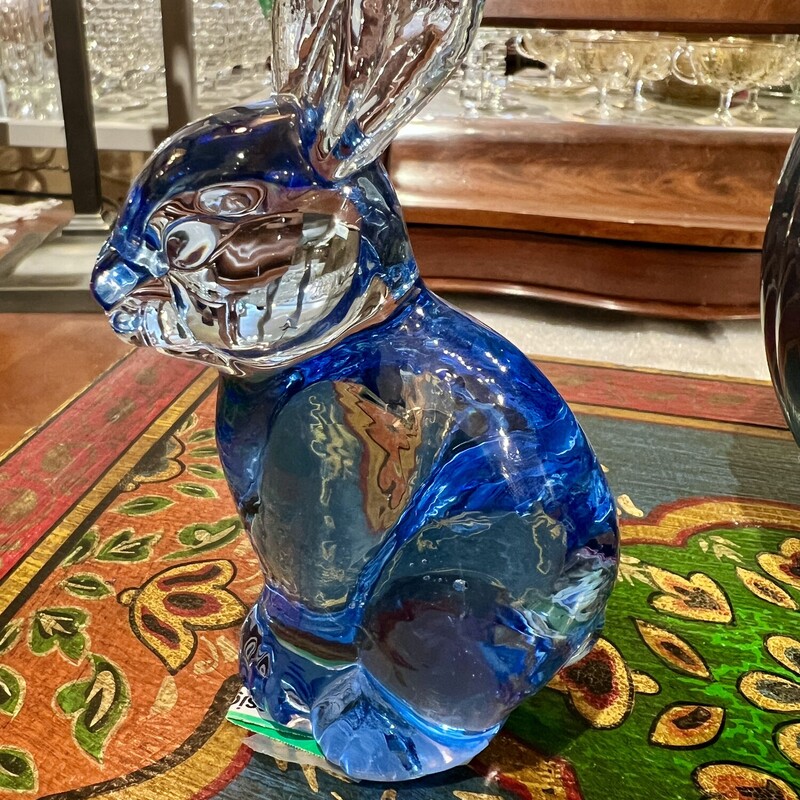 Paperweight Bunny Taiwan, Blu, Size: 3x5