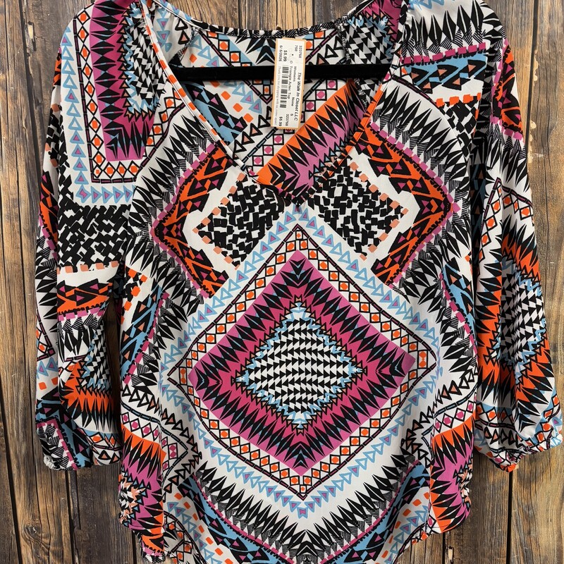 Triangle Aztec Top, Size: S
