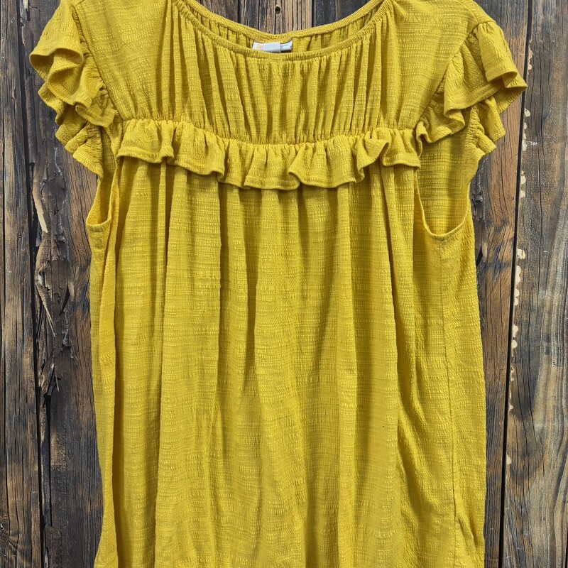 Lularoe Yellow Top, Size: L