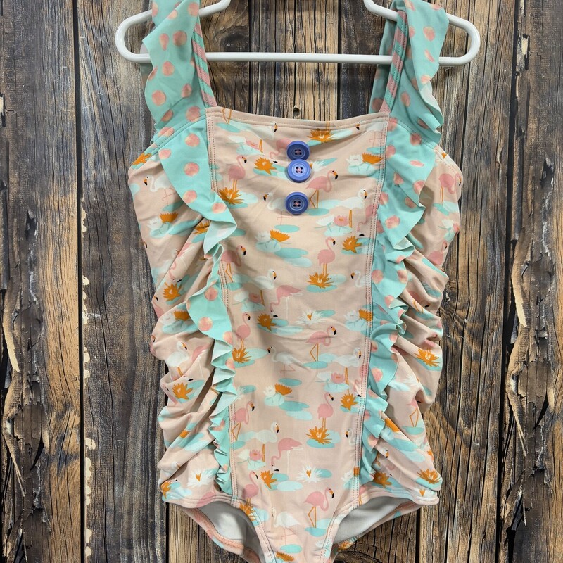 Matilda Jane Flamingo Swimsuit, Size: 6