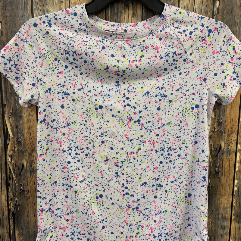 Neon Paint Splatter Shirt, Size: 10/12