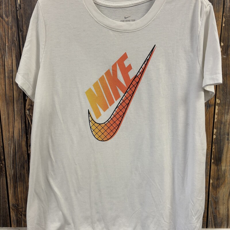 White Orange Nike Shirt, Size: XL