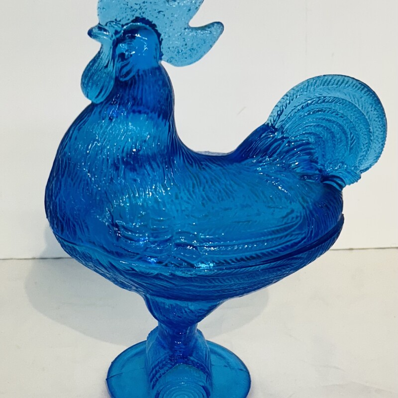 Vintage Glass Rooster