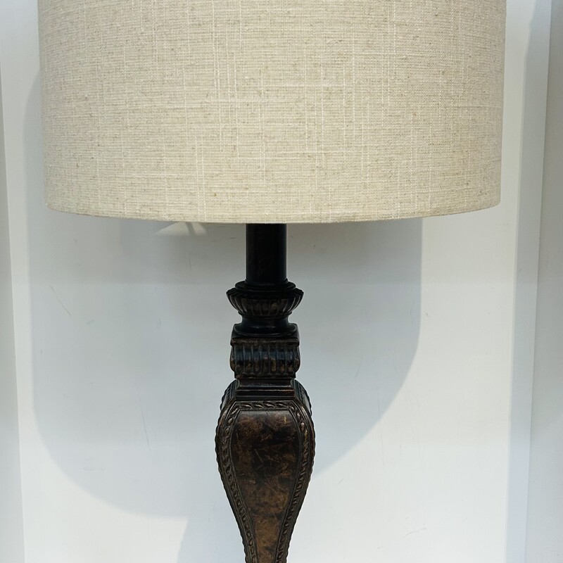 Metal Braided Base Lamp