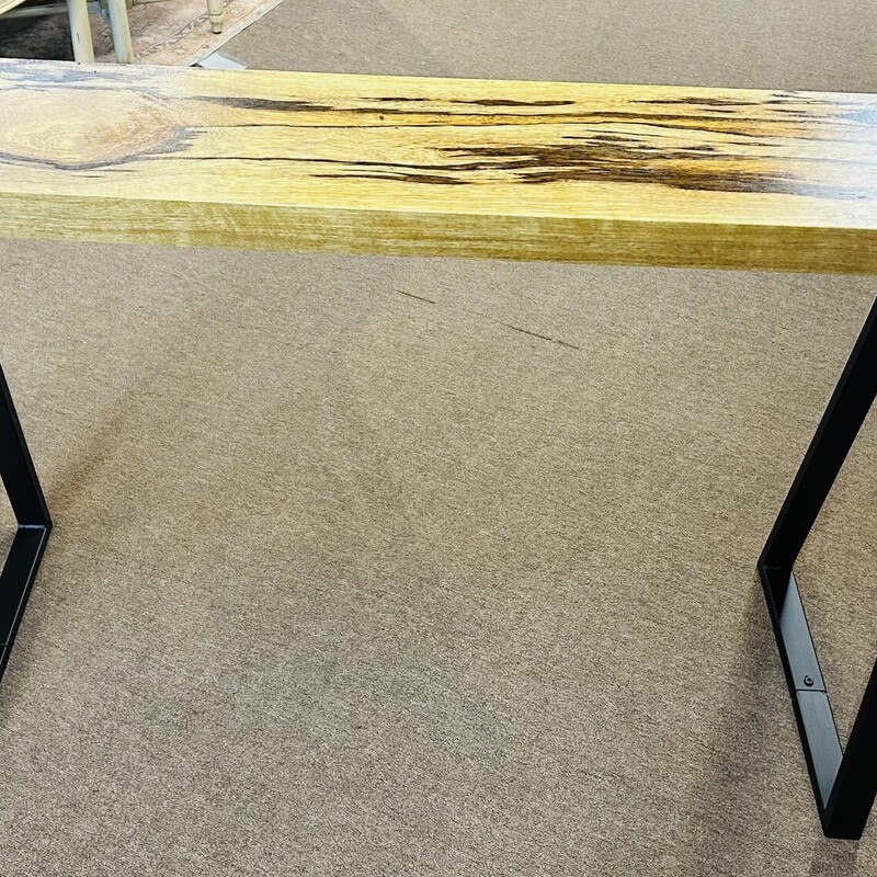 Handmade Wood Iron Base