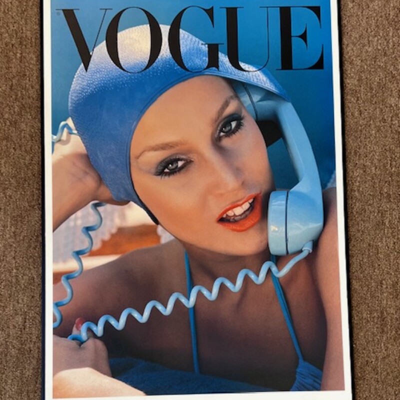 Vogue Swimmer On Phone