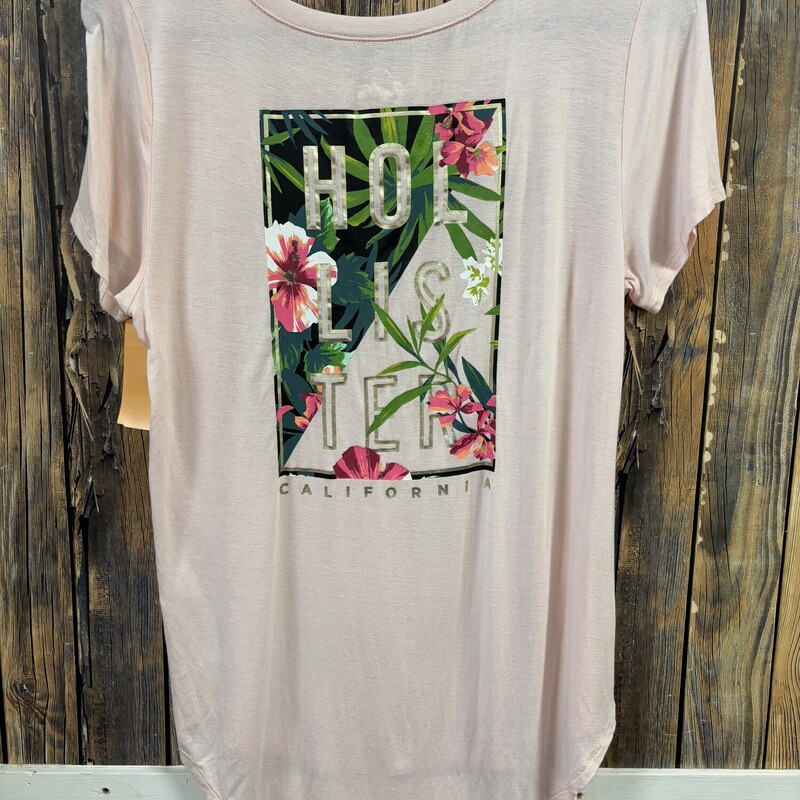 Pink Hollister Floral Top, Size: M