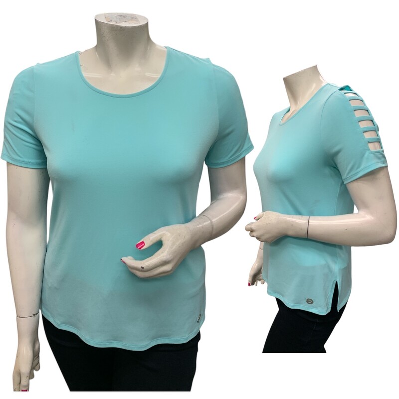 Michael Kors Top, Blue, Size: L