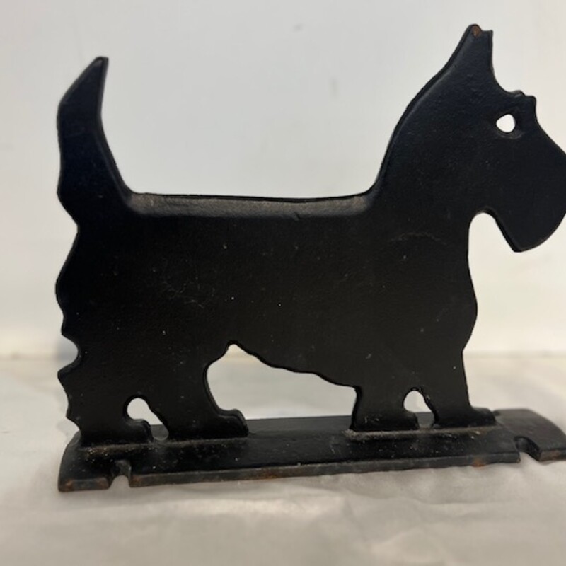 Iron Scottie Boot Scraper
