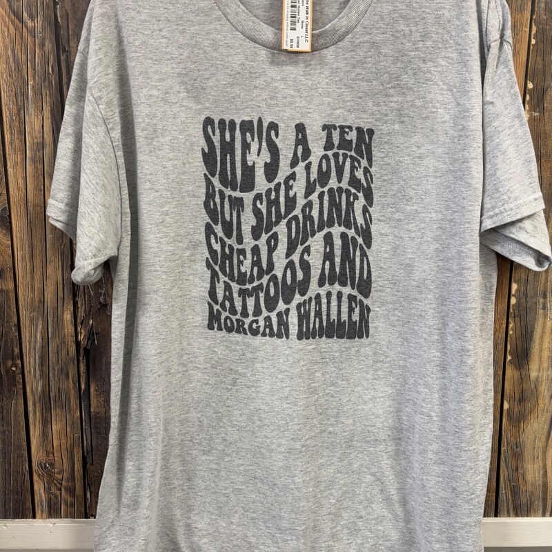 Morgan Wallen Tee, Size: L