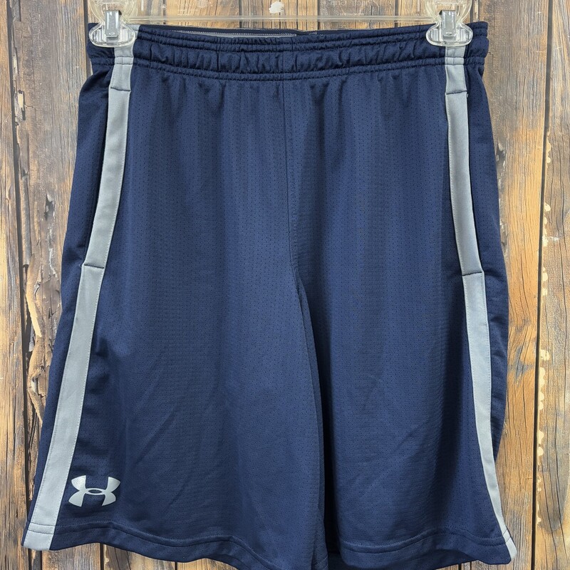 Navy UA Shorts, Size: L