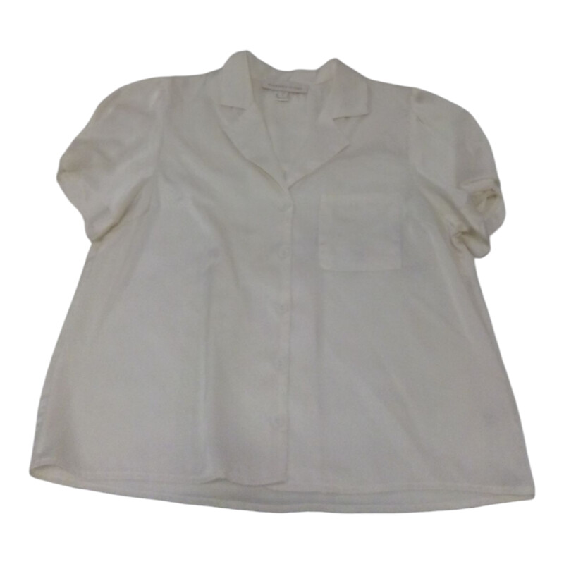 Shirt: Cream Satin