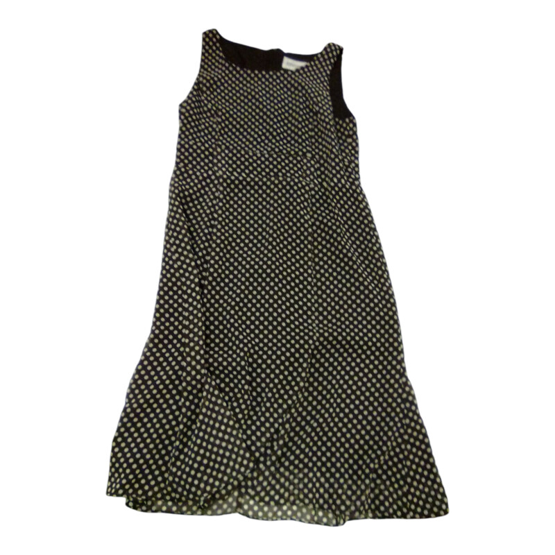 Dress: Brown White/Circle