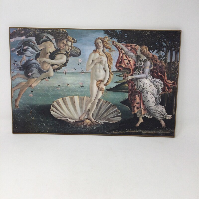 Birth Of Venus Print,
Multi,
Size: 19 X 12 In
