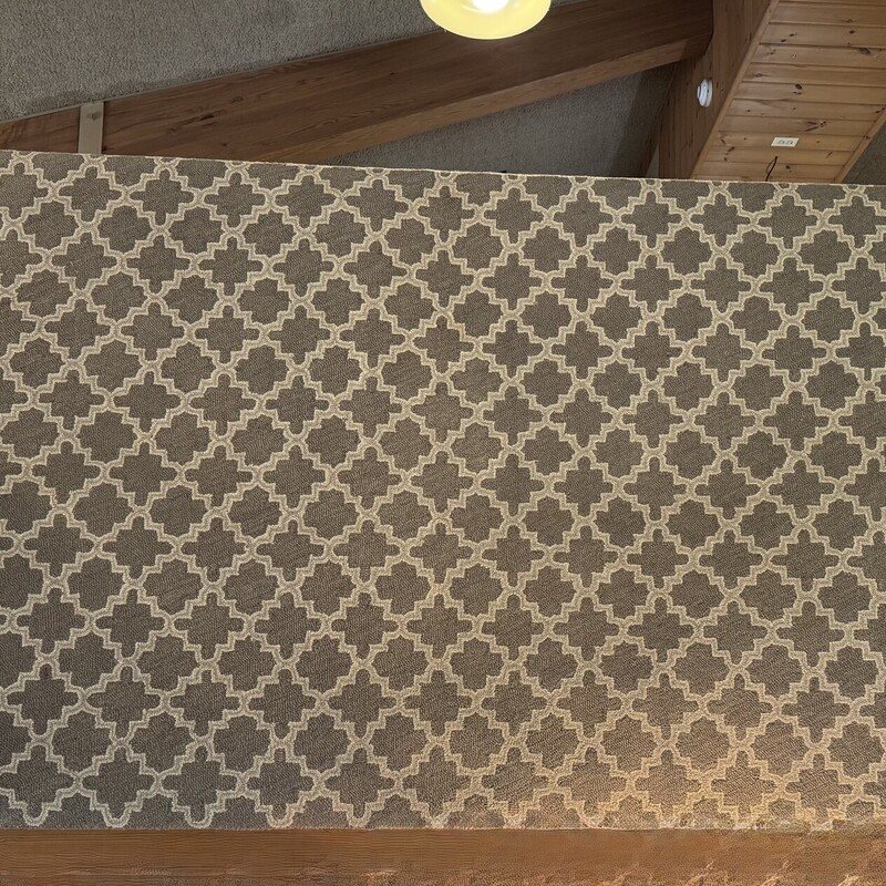 Dash & Albert Wool Rug
Taupe with Off White Pattern
8 X 10