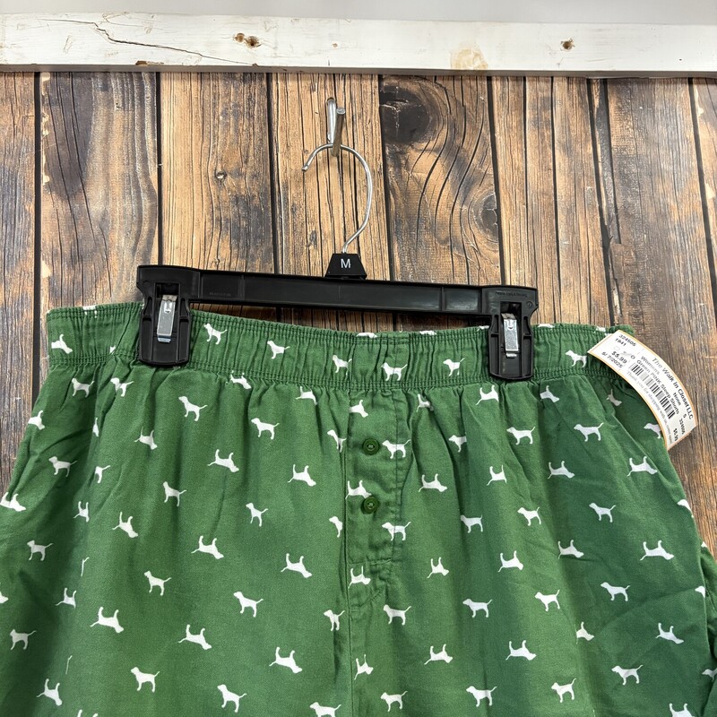 Green PINK Sleep Shorts, Size: S