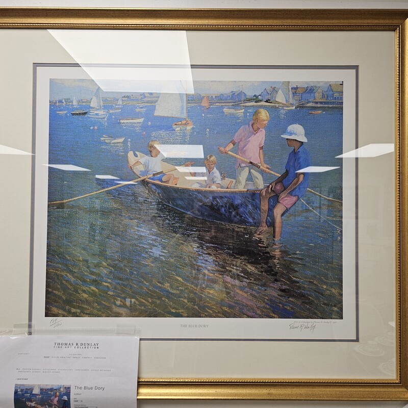 The Blue Dory Print