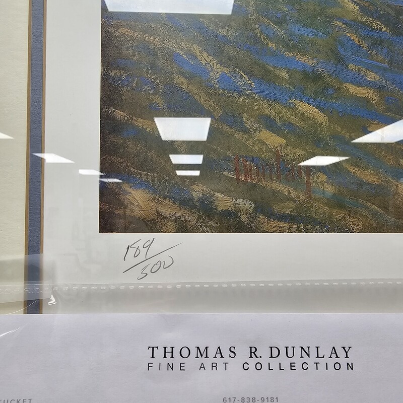 The Blue Dory Print, Signed
Size: 34x31Inches