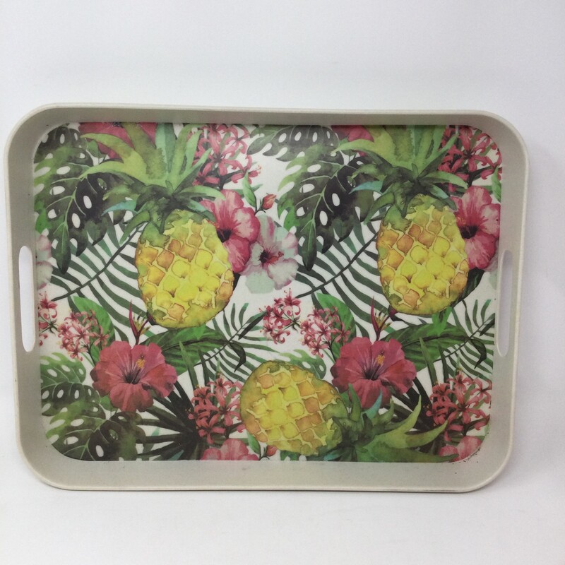 Handled Resin Tray,
Multi,
Size: 16 X 12 In