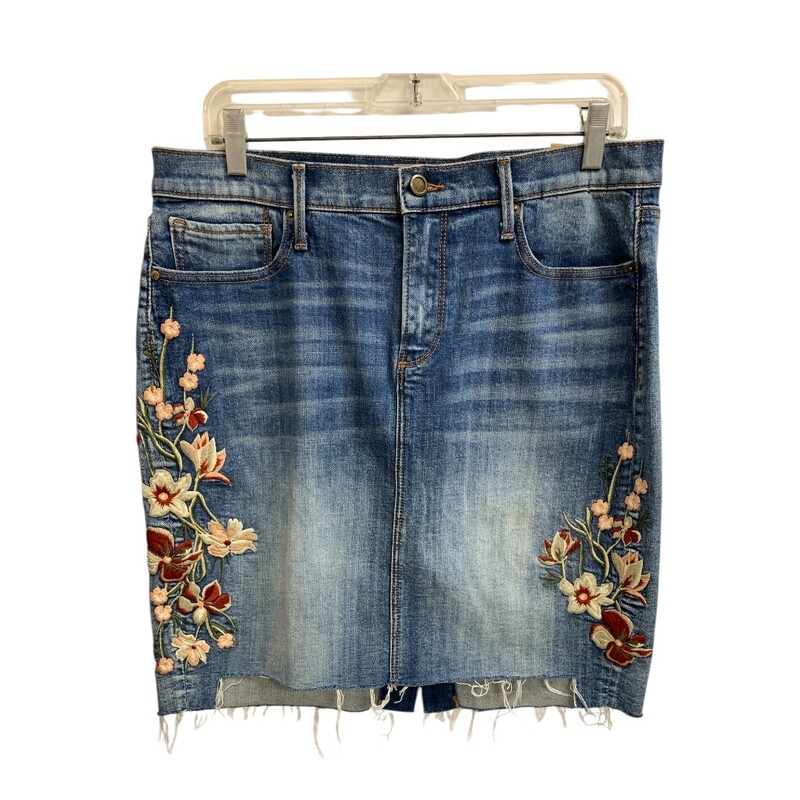 Driftwood Denim Skirt S30, Blue, Size: L