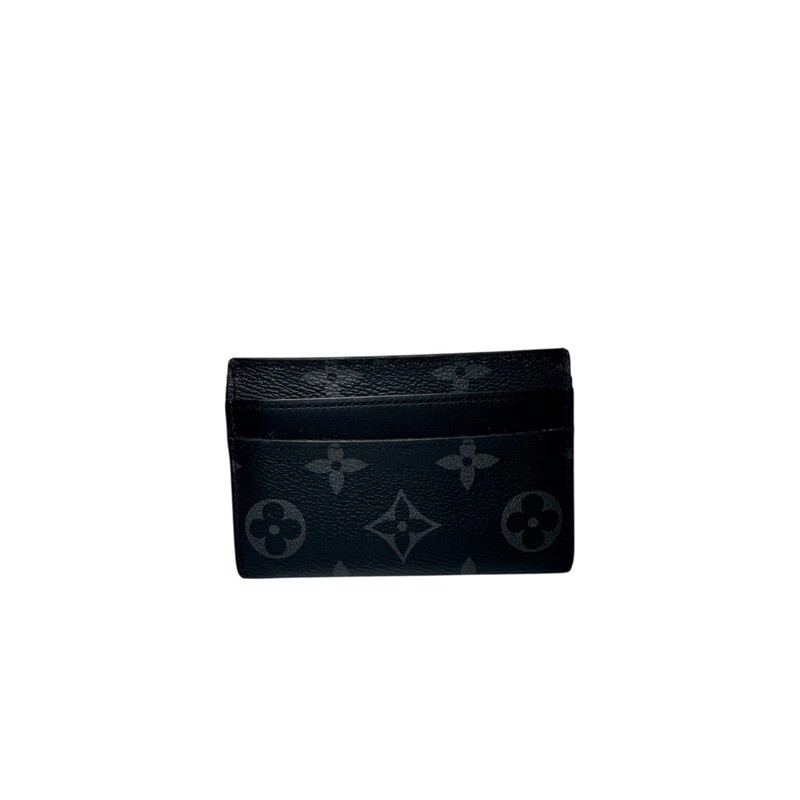 Louis Vuitton Eclipse Card Holder<br />
<br />
Date Code: Microchip<br />
<br />
Dimensions: 4 L X 3 H inches<br />
<br />
In very good condition. Slight puffering.<br />
<br />
Does not come with original dust bag or obx.