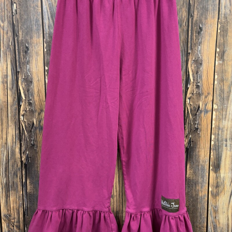 Purple MJ Ruffle Pants, Size: 8