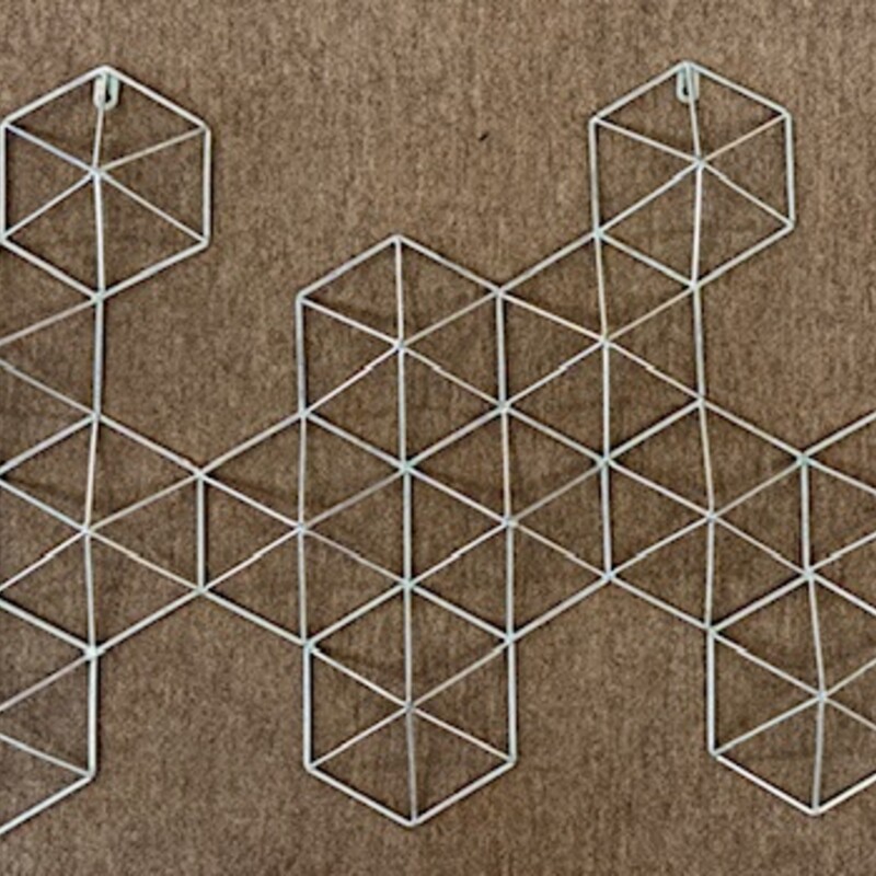 Metal Open Geo Wall Art