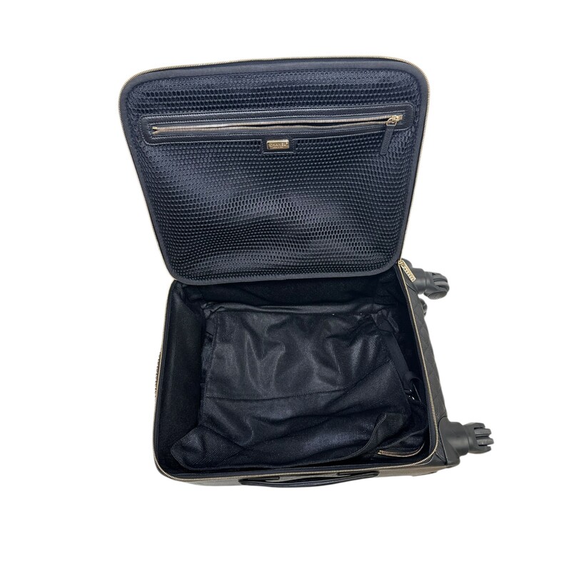 Chanel Calfskin Leather Quilted Coco Cases Trolley<br />
<br />
Serial Code:23382294<br />
<br />
Dimensions:<br />
Handle Drop: 19 inches<br />
Heigth: 19 inches<br />
Width:14.25 inches<br />
Depth: 8.75 inches<br />
<br />
In very good condition. Some minor scratches on the leather.<br />
<br />
Does not come with original dust cover or box.