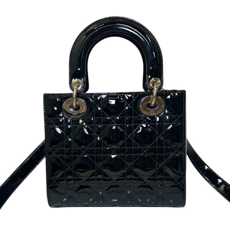 Dior Lady Bag Patent Cannage Black<br />
<br />
Code:<br />
<br />
Dimensions: