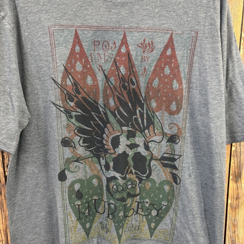 Blue Hurley Tee, Size: Xl