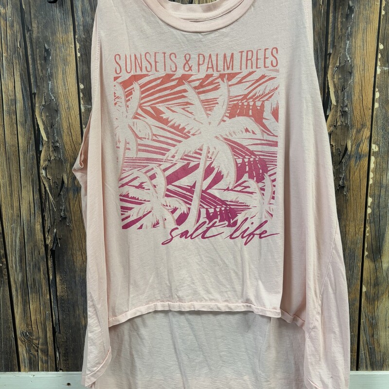 Salt Life Palm Tree Tank, Size: L