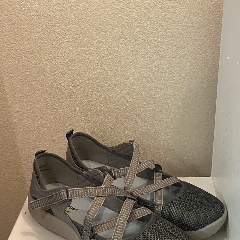 Grey Velcro Shoe